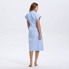 Women's Short Sleeve Pleated Midi Shirtdress - A New Day™ - 2 of 3