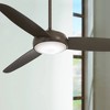54" Minka Aire Modern Indoor Outdoor Ceiling Fan with LED Light Remote Control Oil Rubbed Bronze Opal Glass Wet Rated for Patio - 2 of 4