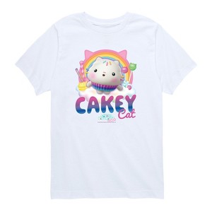 Boys' - Gabby's Dollhouse - Cakey Cat Tee Short Sleeve Graphic T-Shirt - 1 of 4