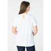 Roaman's Women's Plus Size 3-D Appliqued Swing Tee - 3 of 4