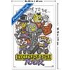 Trends International Netflix The Electric State - Exclusion Zone Tour By DJ Javier Framed Wall Poster Prints White Framed Version 22.375" x 34" - 3 of 4
