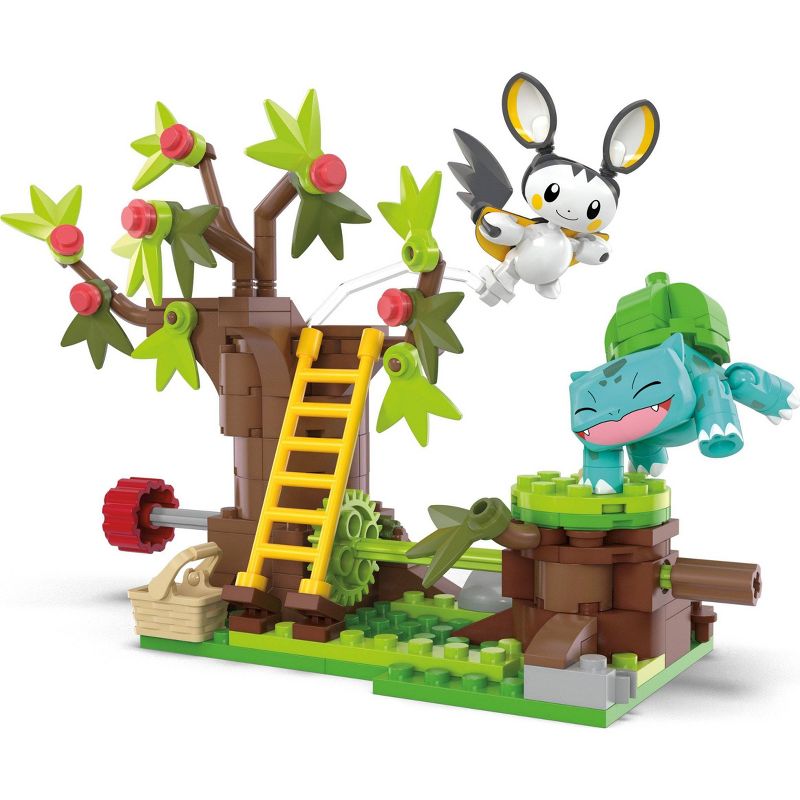 MEGA Pokemon Emolga and Bulbasaur&#39;s Charming Woods Building Toy Kit - 194pc, 5 of 7