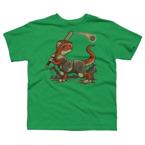 Boy's Design By Humans Fight The Asteroid By LetterQ T-Shirt - 1 of 3