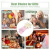 Unique Bargains Girl's Flower Shape Cartoon Fabric Hair Clips Colorful 1 Set of 10 Pcs - 4 of 4