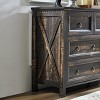 NicBex Farmhouse 8 Drawers Dresser Wood Rustic Wide Chset of Drawers Closet Organizers and Storage for Bedroom, Living Room, Hallway - 4 of 4