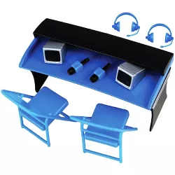 Commentators Playset Blue
