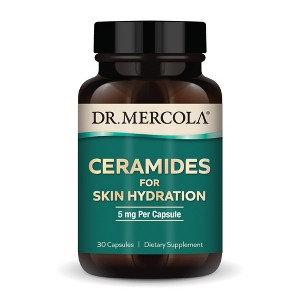 Dr. Mercola Ceramides for Skin Hydration, 30 Servings (30 Capsules), 5 mg Per Capsule, Dietary Supplement, Promotes Skin Appearance, Non-GMO - 1 of 4