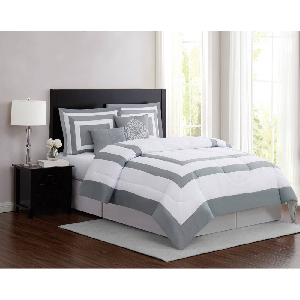 London Fog Rayne's Hotel 5 Piece Comforter Set, King Bedding