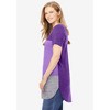 Woman Within Plus Size Marled V-Neck Tunic - 4 of 4