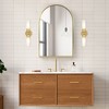 Wooakway Recessed or Wall Mount Medicine Cabinet 24 x 36 Inch Bathroom Mirror Cabinet with HD Mirror, Black - 2 of 4