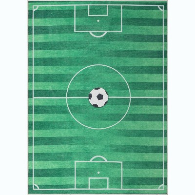 Soccer Field Carpet - Cotton - Polyester - Small - Large from Apollo Box