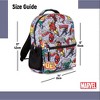 Marvel Comics Allover School Backpack - Avengers, Spiderman, Captain America, Iron Man, Hulk - Bookbag for Kids Boys Girls Adults - Laptop Compatible - 4 of 4