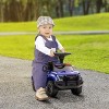 TopComfy Baby Walkers Kids Push Ride On Car with Working PA System, Police Truck Style Foot to Floor Sliding Car, Blue, 24.8"*12.2"*12.2" - 2 of 4