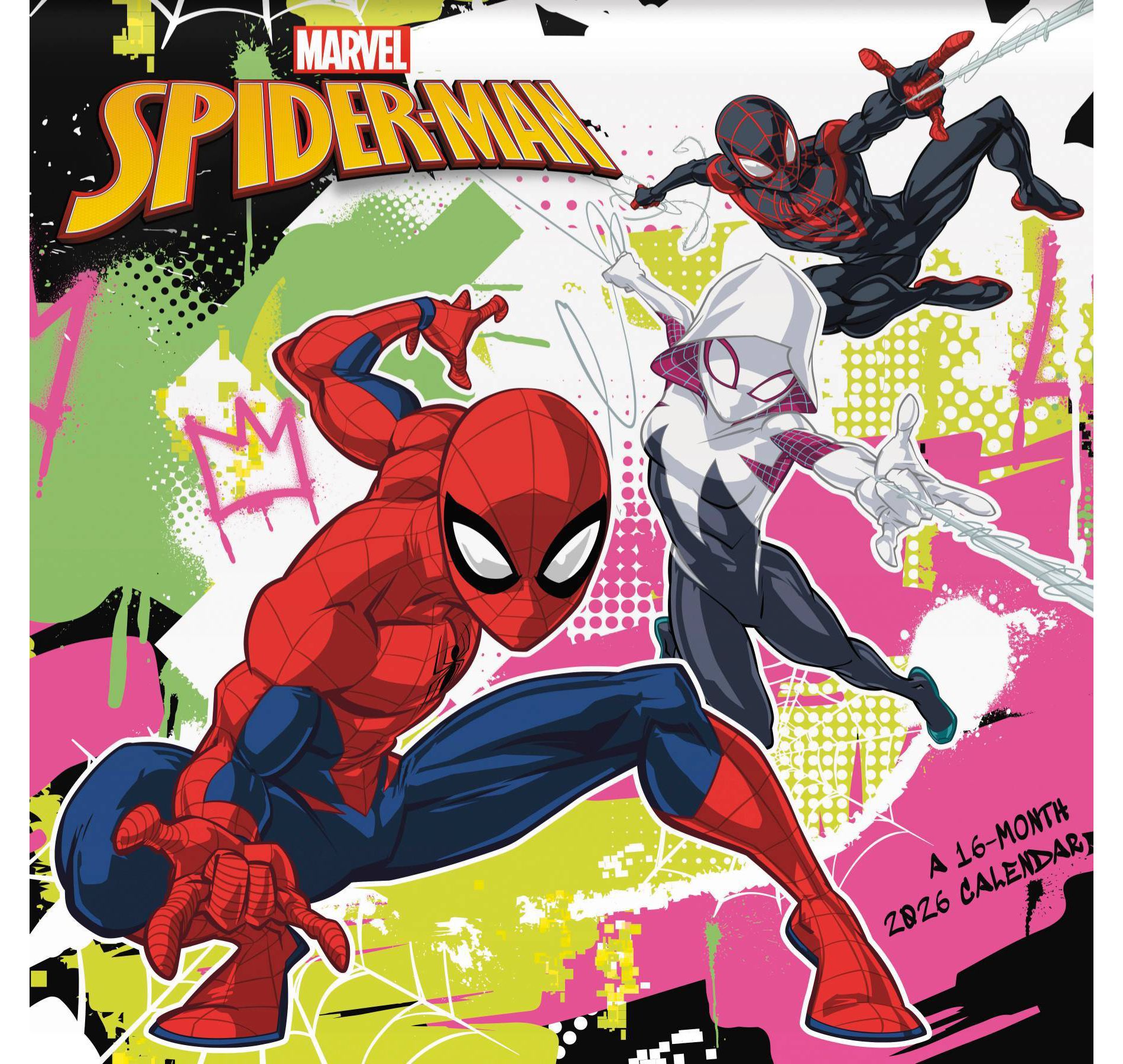 Marvel 2026 Spider-Man 12"x12" Wall Calendar