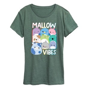 Women's - Squishmallows - Mallow Vibes Short Sleeve Graphic T-Shirt - 1 of 4