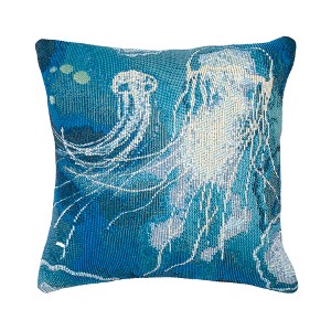 Liora Manne Marina Coastal Indoor/Outdoor Pillow.. - 1 of 4