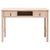 vidaXL Writing Desk Natural 43.3 in.x17.7 in.x29.9 in. Wood - 3 of 4
