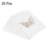 Unique Bargains Hollow Butterfly Cut Design Favor Decor Table Name Place Cards 25 Pcs - 3 of 4