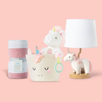 White Unicorn Small Security Blanket - Cloud Island™ : Target