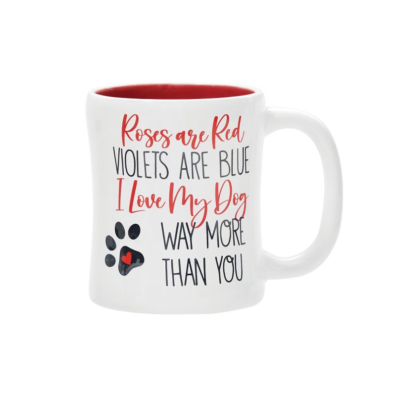 C&F Home Roses Are Red Violets Are Blue I Love My Dog Way More Than You 16 Oz Valentine's Day Mug Decor Decoration, 2 of 7