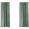 Washed Linen Green Forest Drape Panel - Set of 2 - Levtex Home - image 2 of 3