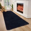 Plush Fuzzy Rugs Ultra Soft Fluffy Furry Rugs Non Slip Non Shedding Area Rug Indoor Carpet Nursery Rugs for Kids Room Bedroom Home Decor - 2 of 4