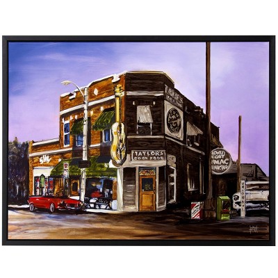 Tennessee The Legendary Sun Studio Hand Embellished High Gloss Coated Unframed Wall Canvas - StyleCraft