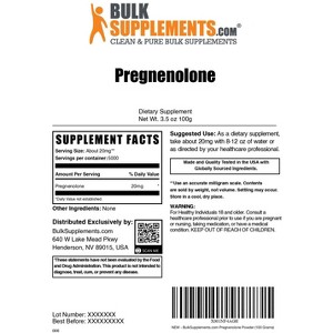 BulkSupplements Pregnenolone Powder - 1 of 4
