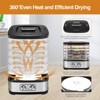 OSTBA Food Dehydrator with 5 BPA-Free Trays, Adjustable Temperature, 240W, for Fruits, Jerky, Herbs, Veggies, Dishwasher Safe, Includes Recipe Book - 3 of 4