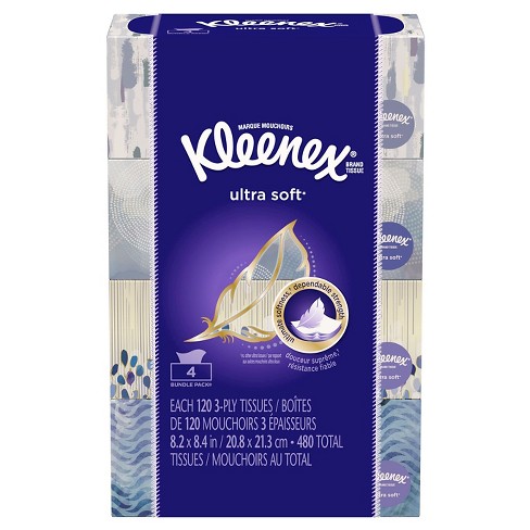 kleenex tissues 480ct 4pk