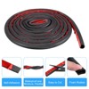 Unique Bargains D-Shape Self-Adhesive Foam Rubber Soundproof DIY Weather Seal Strip - 3 of 4