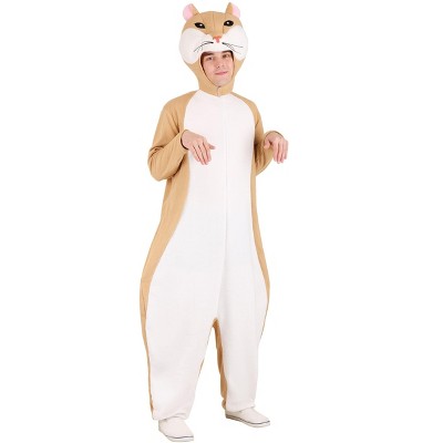 Halloweencostumes.com X Large Hamster Costume For Adults, White/pink ...