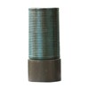 DSVIMOY Bird Baths, 44" Tall Large Round Green Ribbed Tower Water Fountain, Outdoor Bird Bath Fountain, Antique Green, 19.5"*19.5"*43.5“ - 2 of 4
