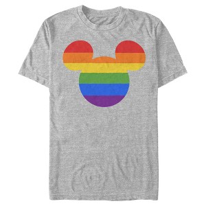 Men's Mickey & Friends Mickey Mouse Rainbow Ears T-Shirt - 1 of 4