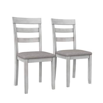2pc Jacy Chairs Oyster - Room & Joy