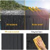 Acoinel Waterproof Deck Box for Outdoor Storage,Black - 4 of 4