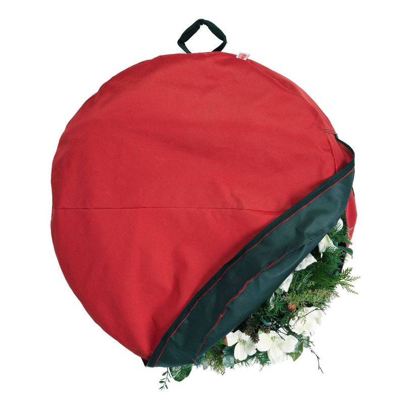Santa's Bag 36" Direct Suspend Wreath Storage Bag, 1 of 8