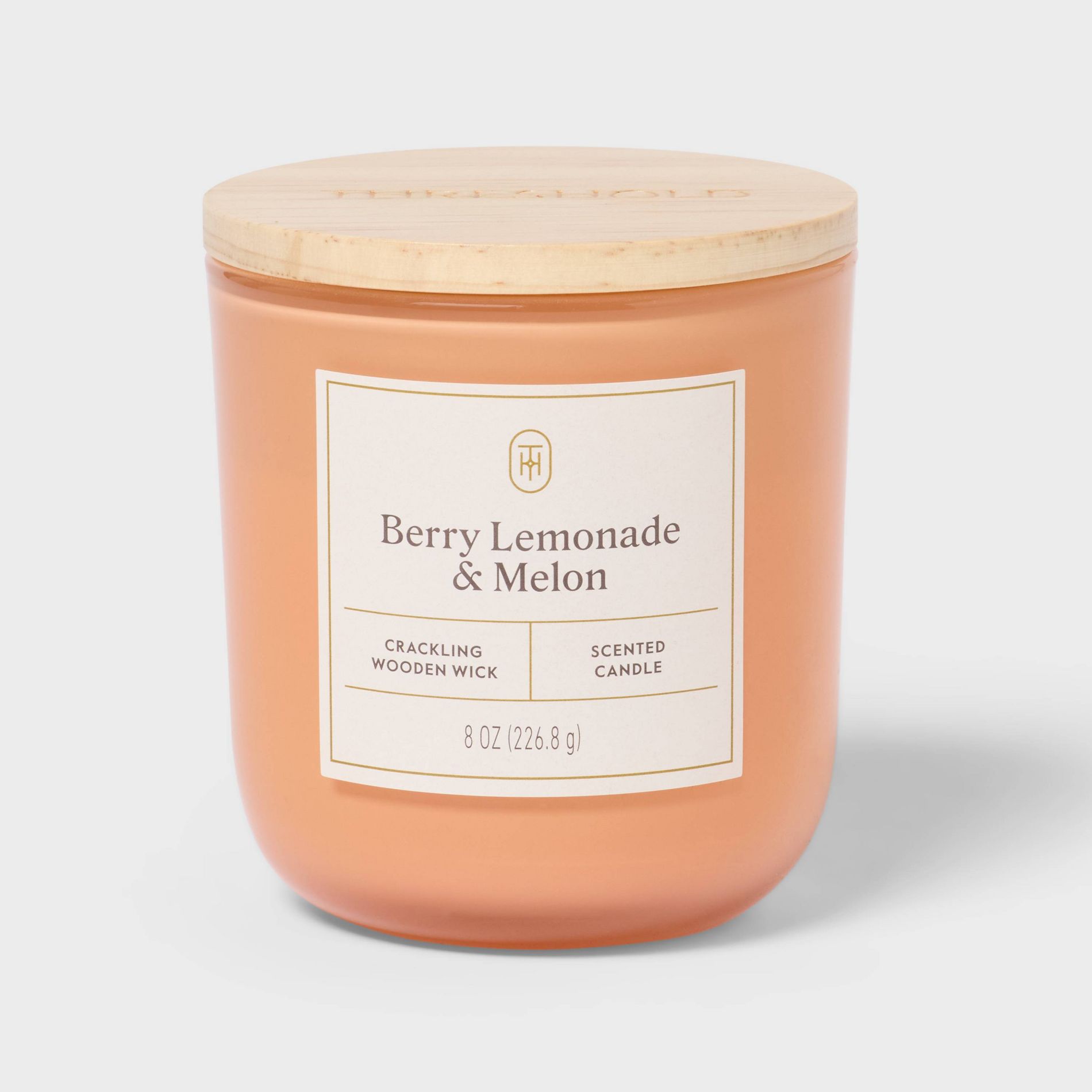 Wooden Wick Jar Candle 8oz - Threshold™