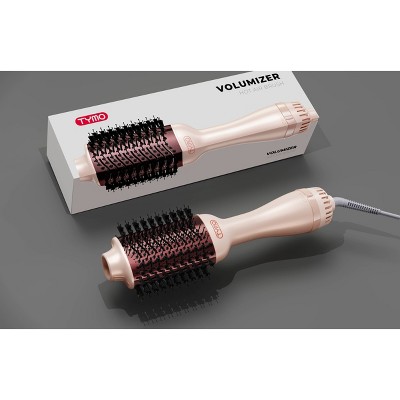 TYMO Volumizer Hot Air Brush Hair Dryer - Champagne Pink - 1200 Watt