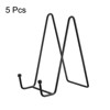 Unique Bargains Iron Durable Picture Frame Book Decorative Easels or Plate Stands 5 Pcs - 3 of 4