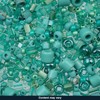 John Bead Czech Glass Seed Beads Bag Arts & Crafts Embellishments Turquoise Green Assorted Mix 20 Grams - 3 of 4