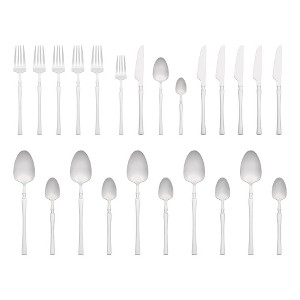 REGALWOVEN 24 Pcs 1 Set Stainless Steel Durable Rust-Proof Corrosion Resistant Serving Sets - 1 of 4