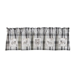 Park Designs Refined Rustic Lined Patch Valance 60" x 14" - 1 of 3