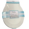 J&V Textiles Toilet Seat With Easy Clean & Change Hinge, Beveled Edges - 4 of 4