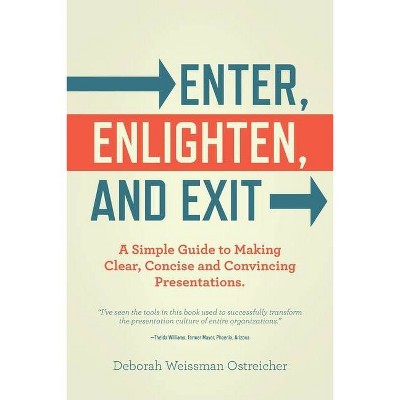 Enter, Enlighten, and Exit - by  Deborah Ostreicher (Paperback)