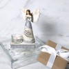 Pavilion Gift Company - Light - 6.75" Angel Holding Dove with Tealight Holder - Decorative Objects - 3 of 4