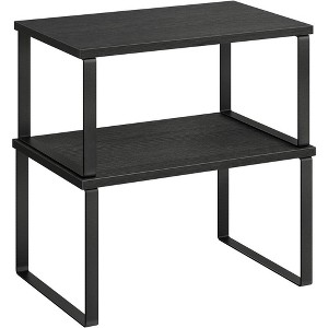 Cabinet Organizer Shelf, Kitchen Counter Shelves, Kitchen Storage, Spice Rack, Stackable, Expandable, Metal and Engineered Wood - 1 of 4