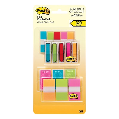 Post-it Flags Combo Pack .47 Wide And .94 683-xlm : Target