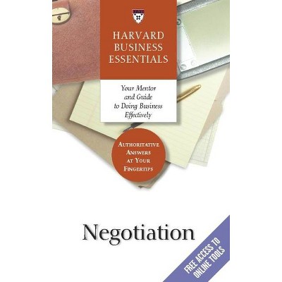 Negotiation - (Harvard Business Essentials) (Paperback)