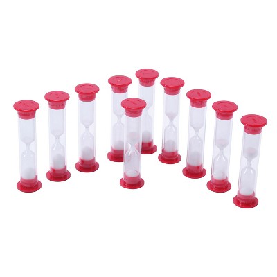 Learning Advantage 1 Minute Sand Timers Set of 10 (CTU7656)